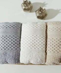 sepetli (3'lü) el ve mutfak havlusu 1