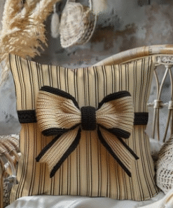 Alternative view of Bej ve Siyahın 3 Boyutlu Zarif Fiyonk