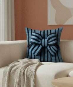 Buzlu Mavinin 3 Boyutlu Örgülü Zarafeti 1