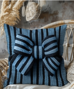 Alternative view of Buzlu Mavinin 3 Boyutlu Örgülü Zarafeti