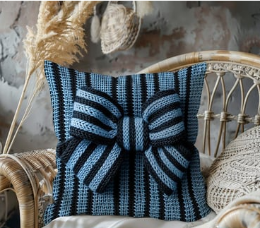 Buzlu Mavinin 3 Boyutlu Örgülü Zarafeti - Görsel 2