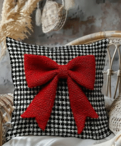 Alternative view of Kırmızı Dokunun 3 Boyutlu Örgü Zarafeti