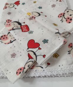 diktörgen bebek battaniye 100x80 2 adet 2sırt mend