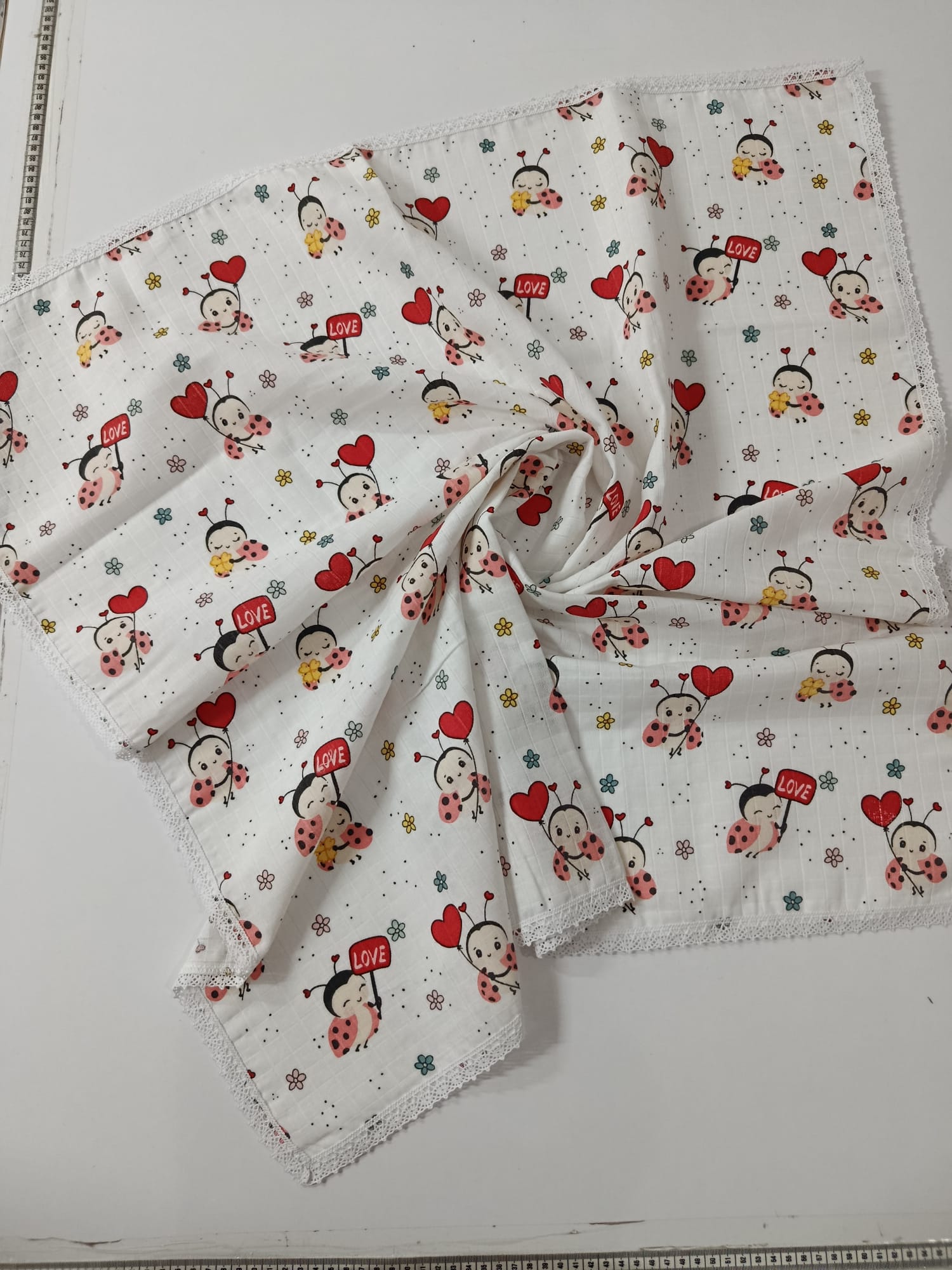 diktörgen bebek battaniye 100x80 2 adet sırt mend