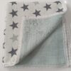 yıldız desenli bebek battaniye (çift taraflı) 1